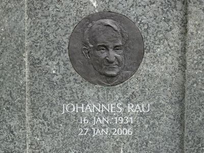 Grab von Johannes Rau