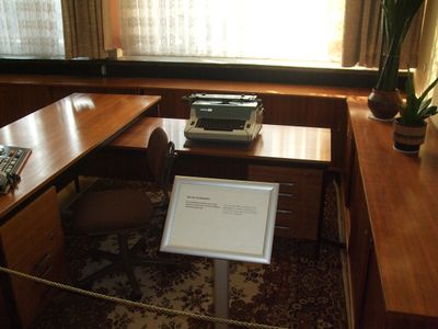 Büro der Chefsekretärin in der Stasi-Hauptverwaltung